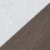 Arctic White Shell/Brown Cabinet