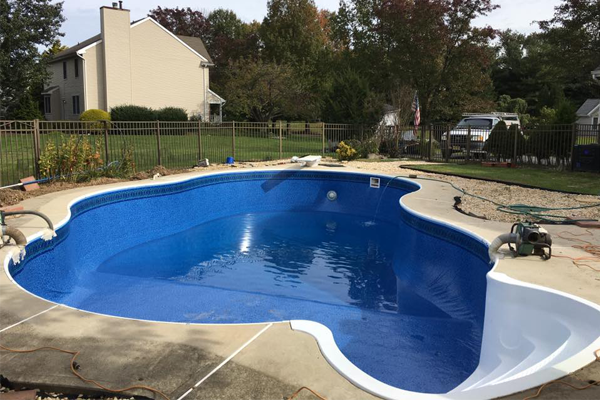 After Vinyl Liner Replacement